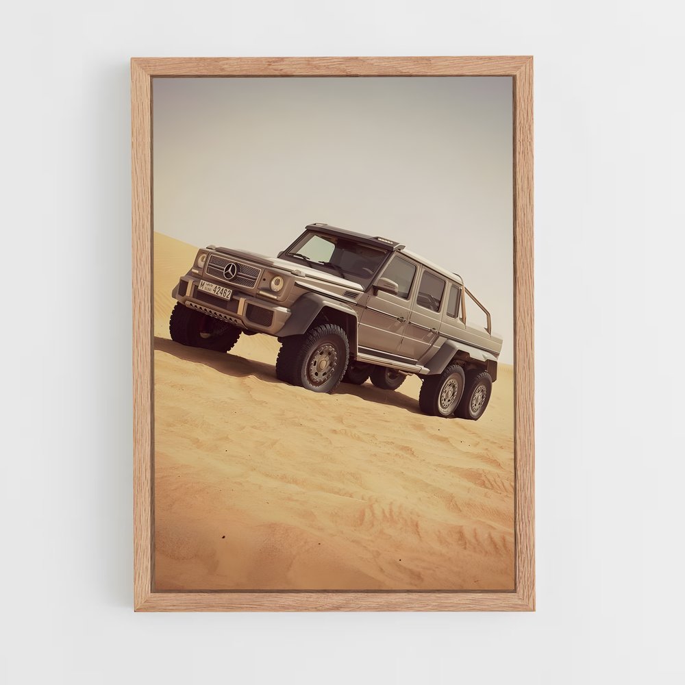 Poster G63 Desert Adventure – affiche Mercedes (vue 4)